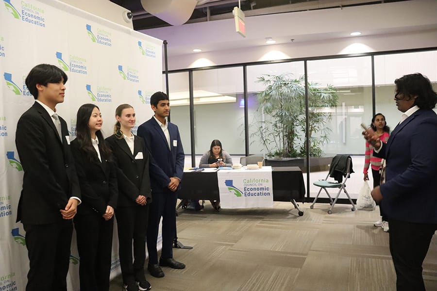CCEE students presenting